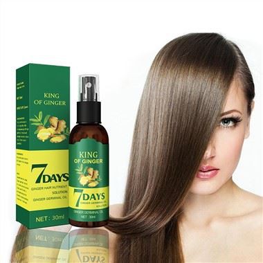 بخاخ زيت عشبي للعناية بنمو الشعر بالزنجبيل
