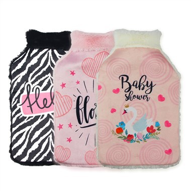 2 لتر غطاء زجاجة الماء الساخن الفراء