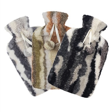 غطاء فرو كيس الماء الساخن المضغوط