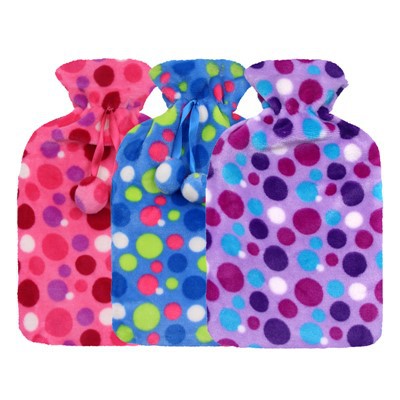 غطاء زجاجة الماء الساخن من الصوف بنقطة الموجة