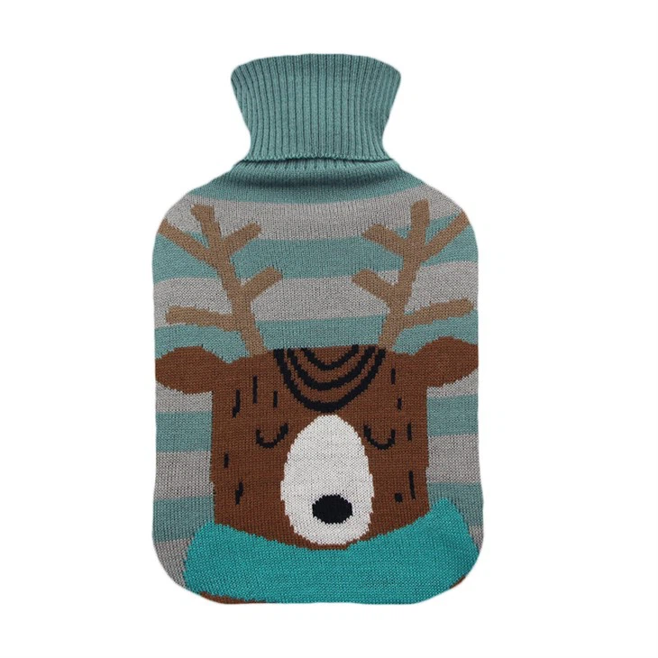 christmas gift hot water bottle bag covers